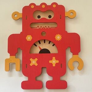Colorful Robot Wall Puzzle